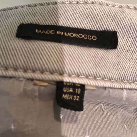 Massimo Dutti grey high waist denim 10 - Picture 11 of 11